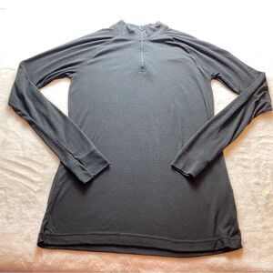 Mountain Ware House Black 1/4 Zip Base Layer Shirt